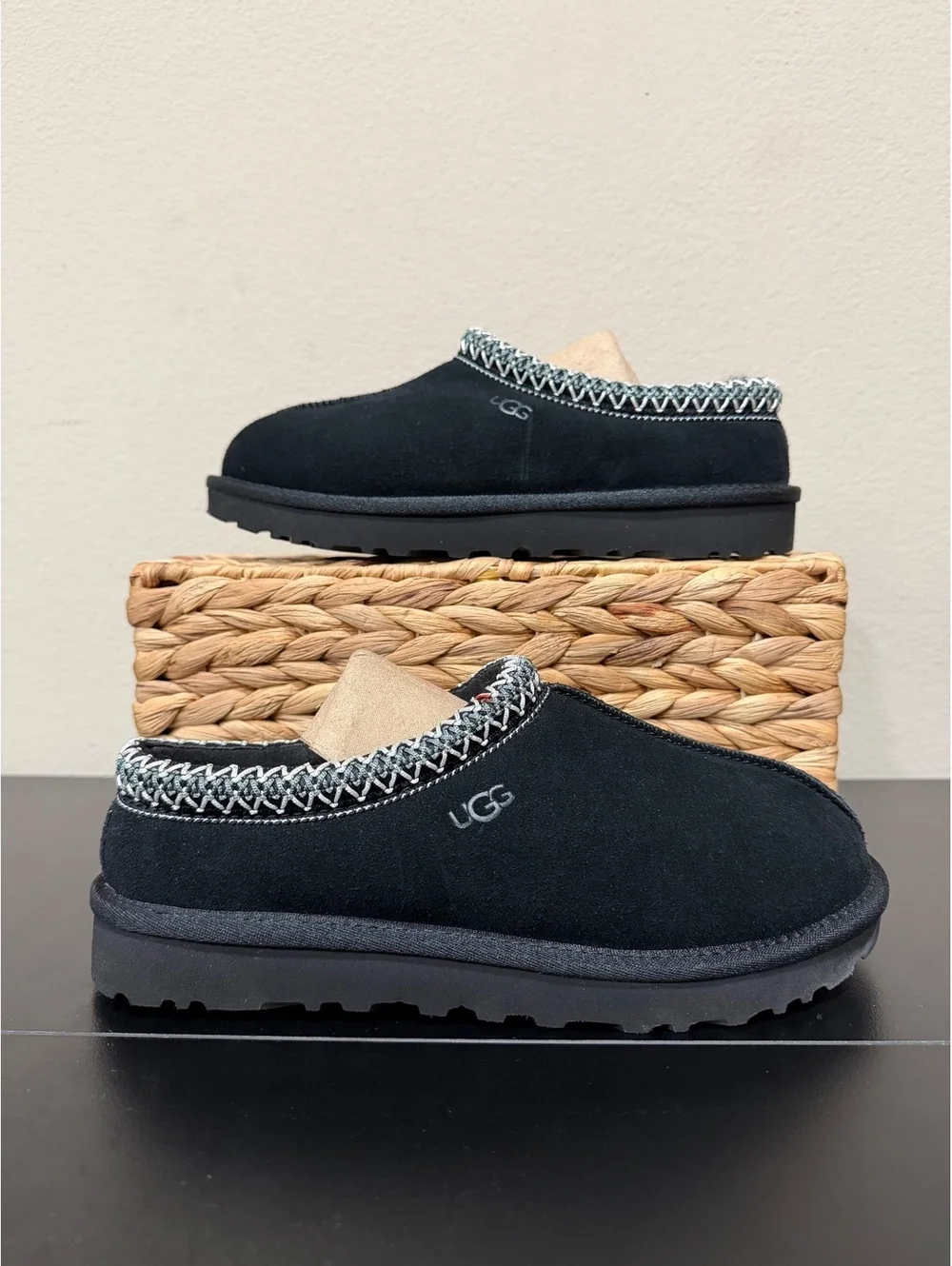Size 11 - UGG Men’s Tasman 2 Slipper “Black”